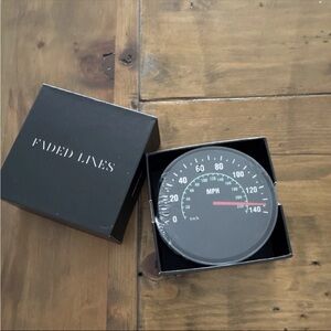 Black Speedometer Coasters